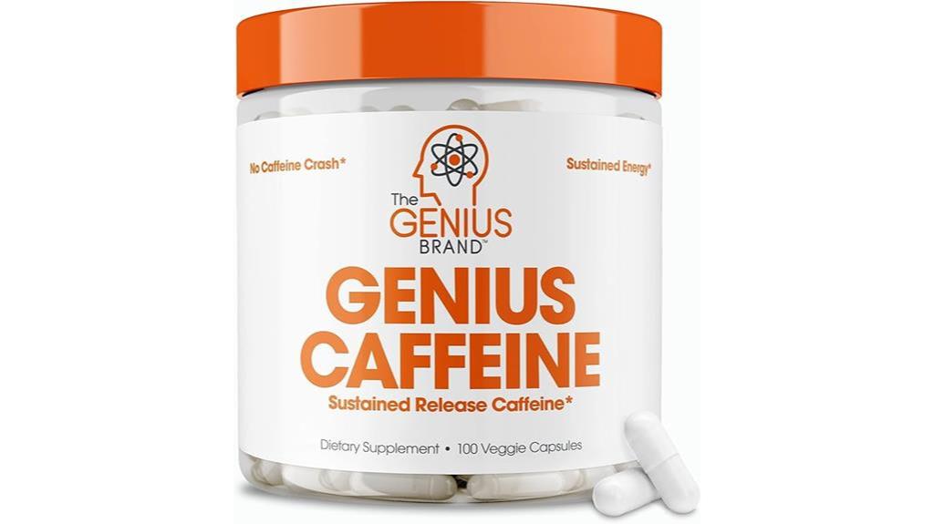 100mg genius caffeine pills