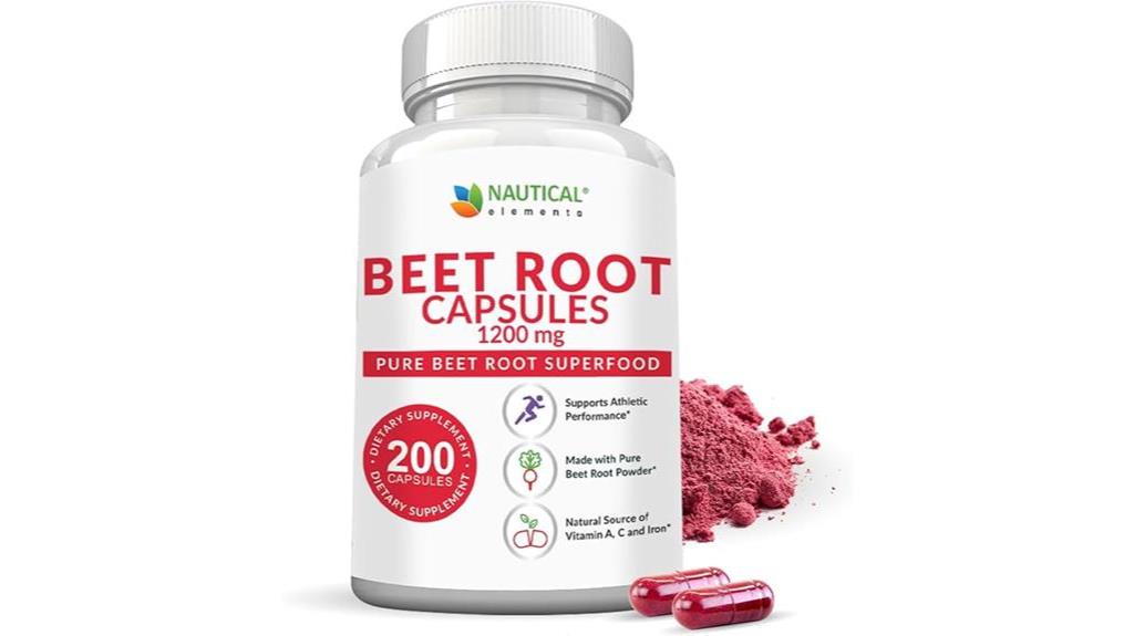 1200mg beet root capsules