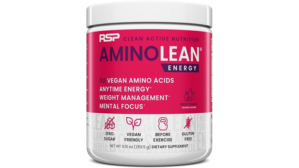 aminolean pre workout powder