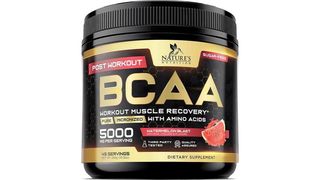 bcaa pre post workout supplement