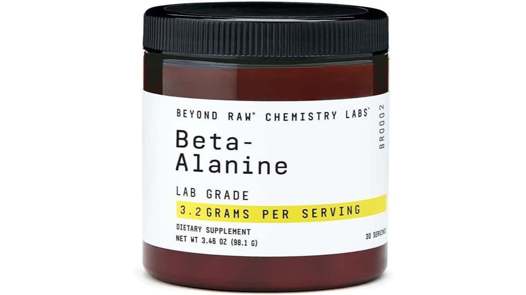 beta alanine powder supplement 30 servings