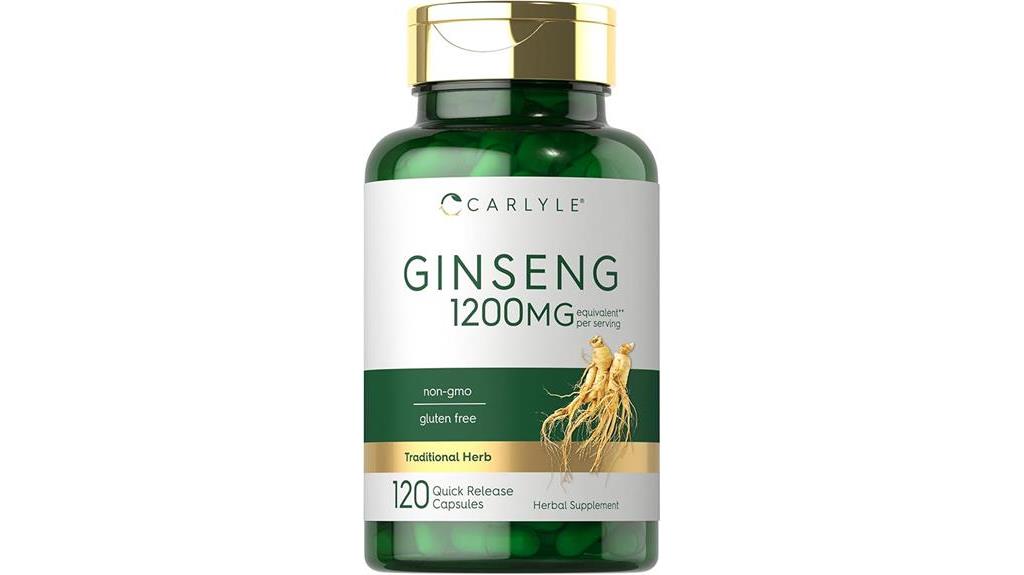 carlyle ginseng 120 capsules