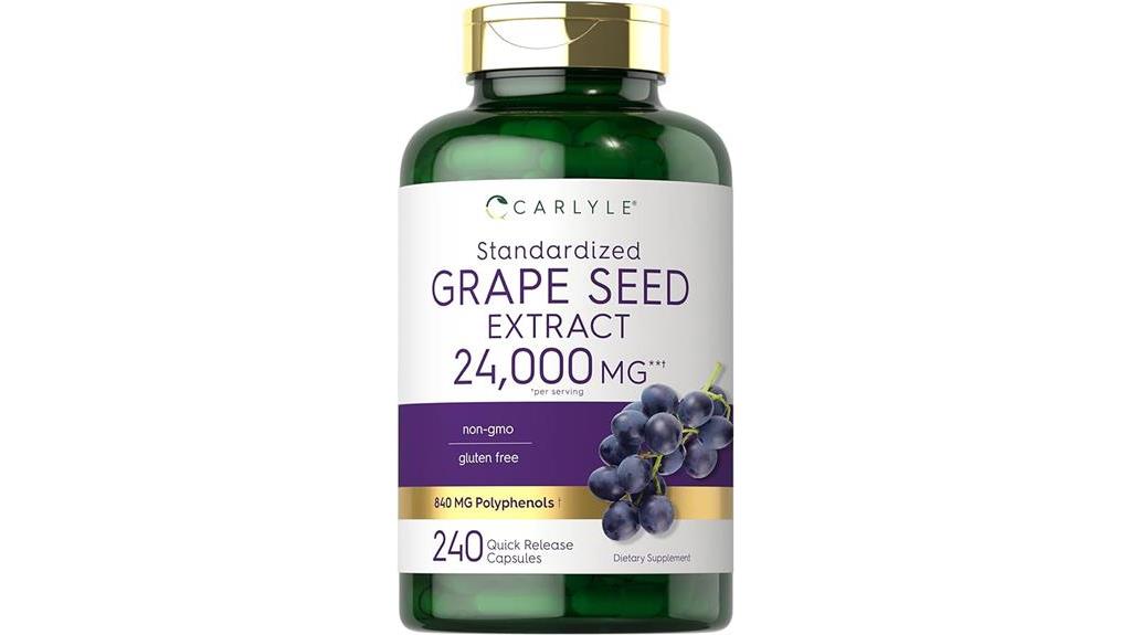 carlyle grape seed capsules