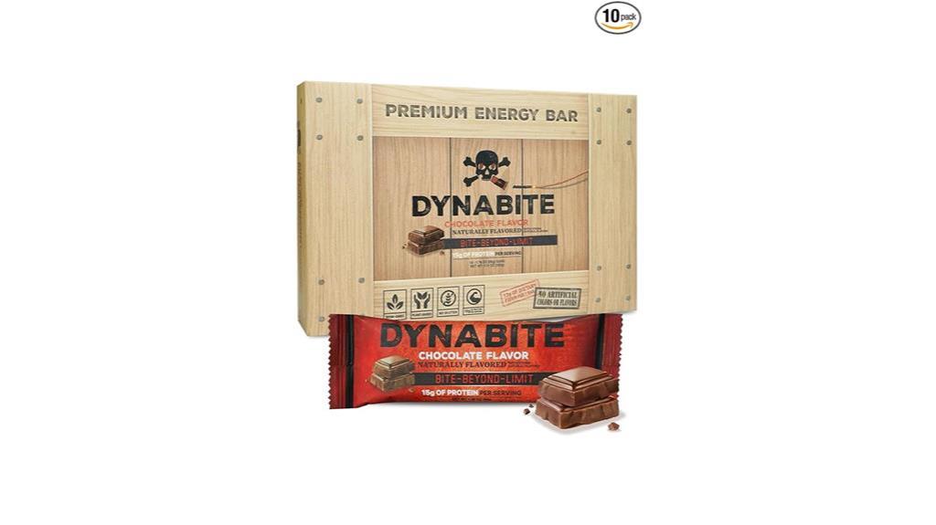 chocolate energy bars pack