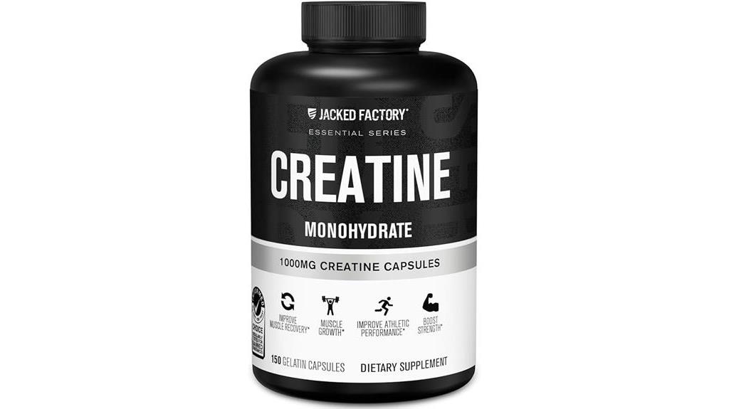 creatine monohydrate capsule supplement