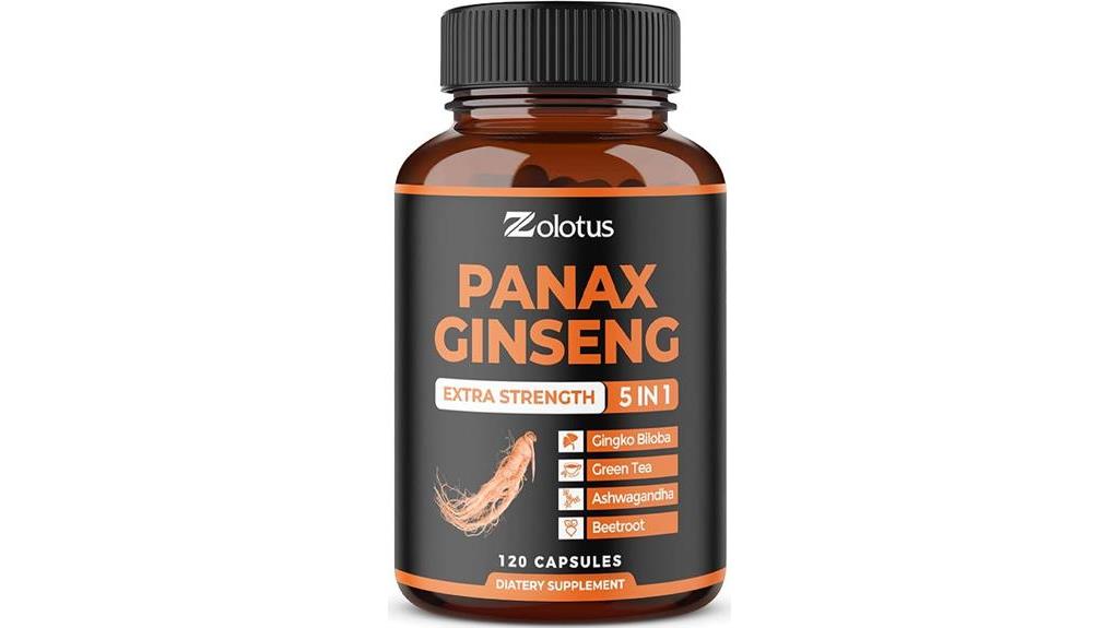 ginseng ginkgo biloba capsules