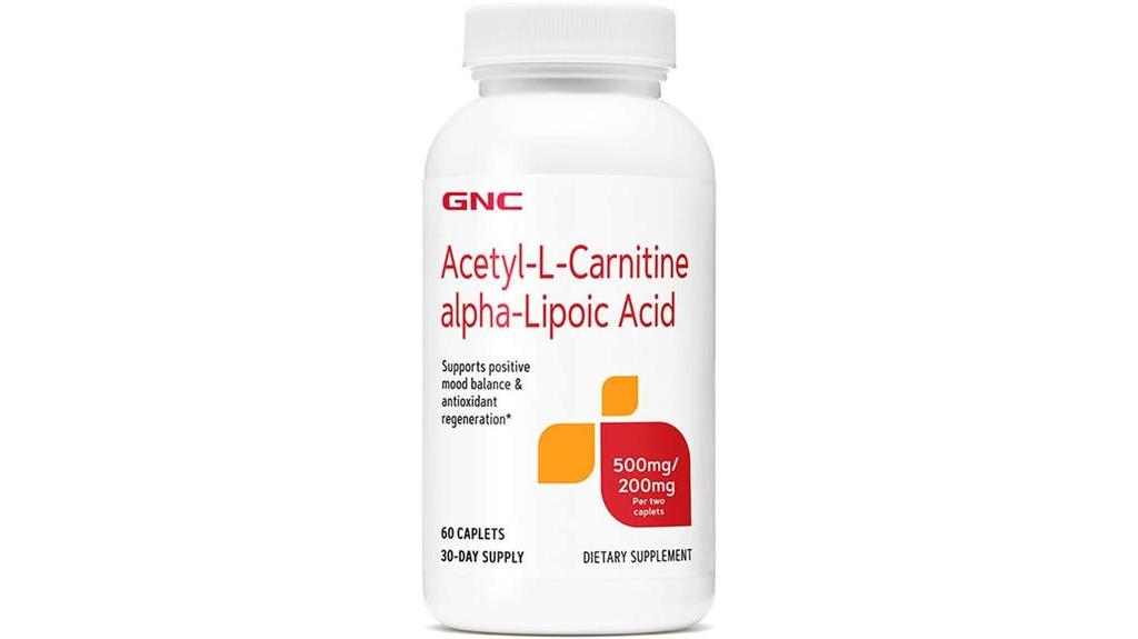 gnc acetyl l carnitine supplement