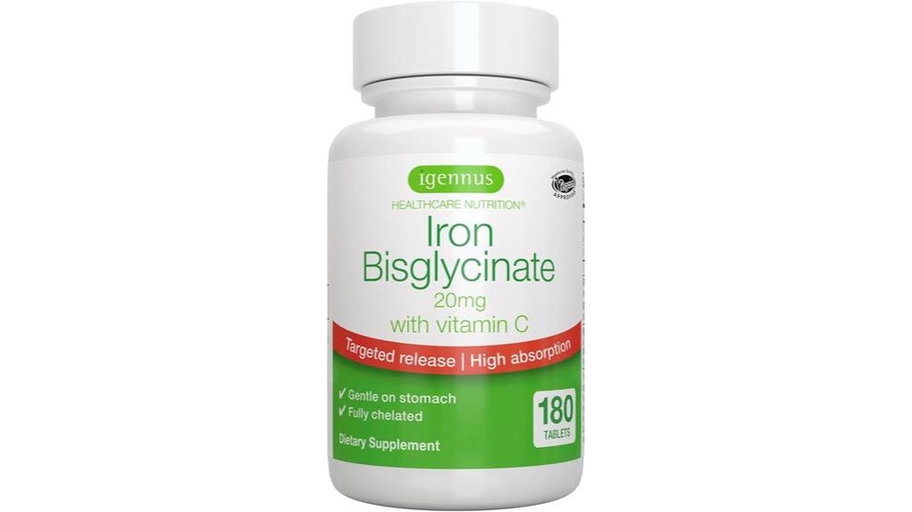 iron bisglycinate with vitamin c