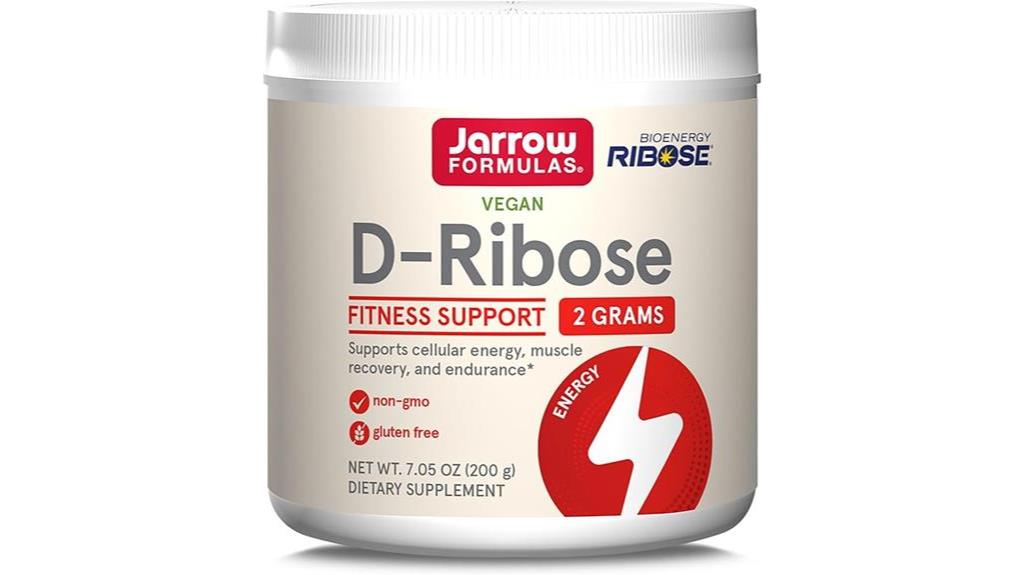 jarrow formulas d ribose supplement