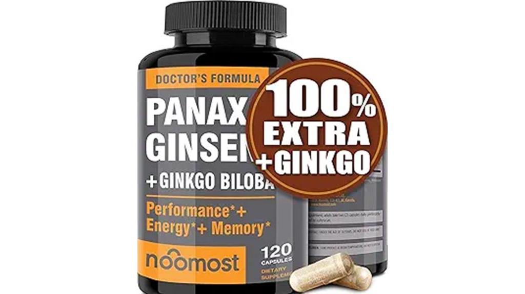 korean ginseng ginkgo capsules