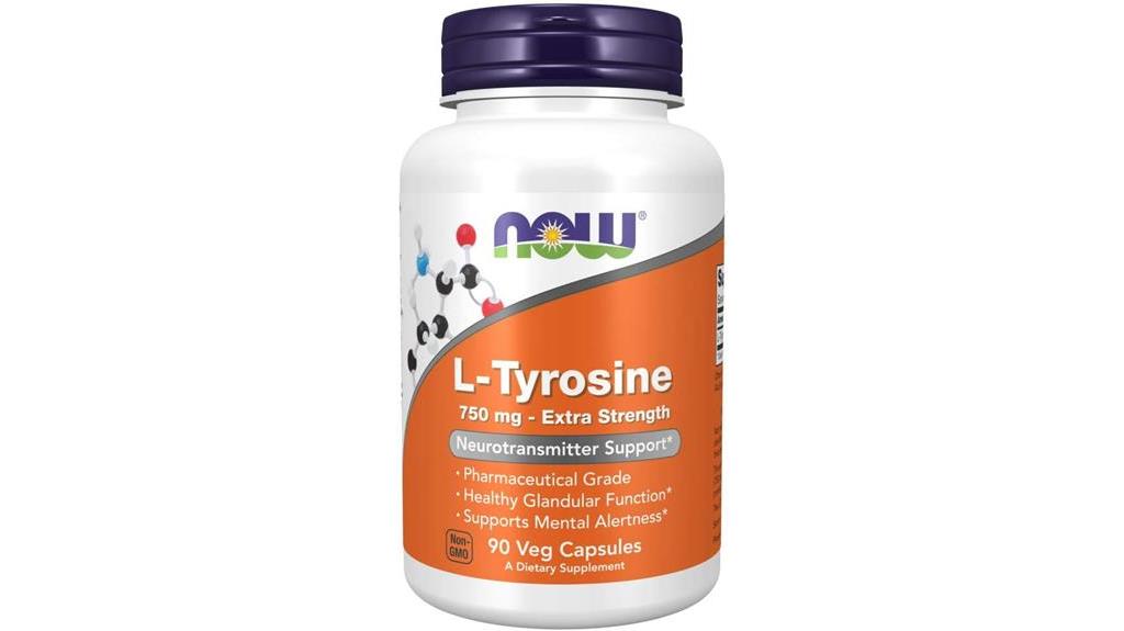 l tyrosine 750 mg capsules