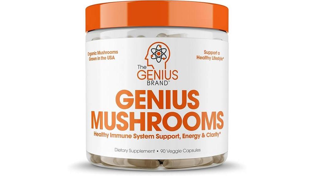 mushroom supplement with capsules