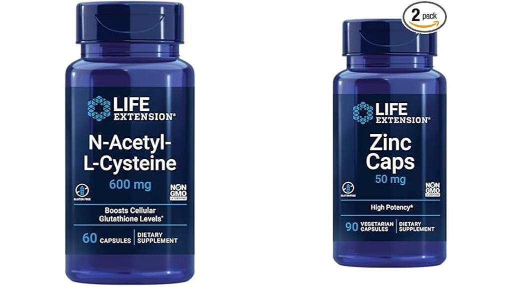 nac and zinc supplements