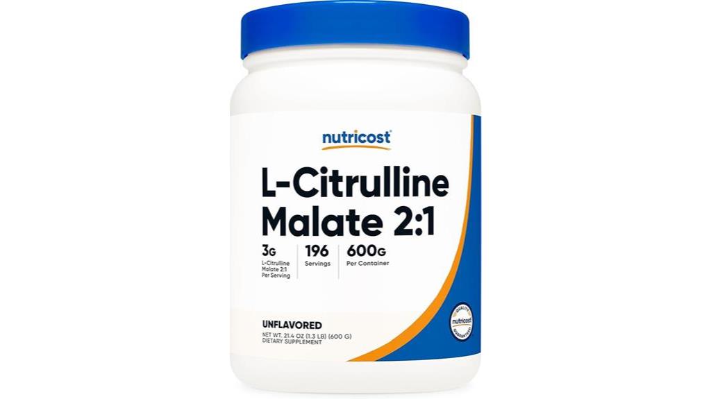 nutricost l citrulline malate powder