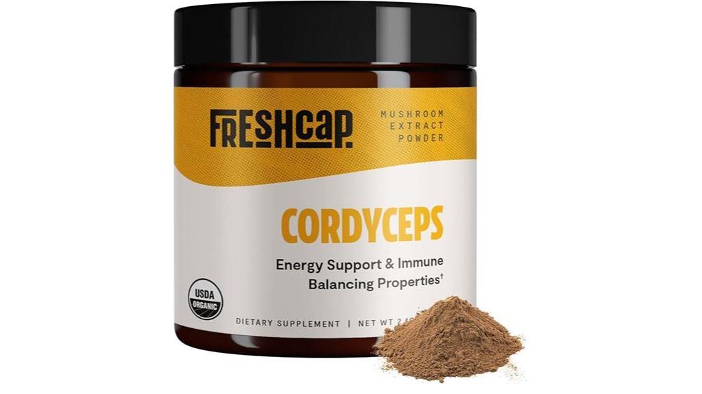 organic cordyceps mushroom supplement