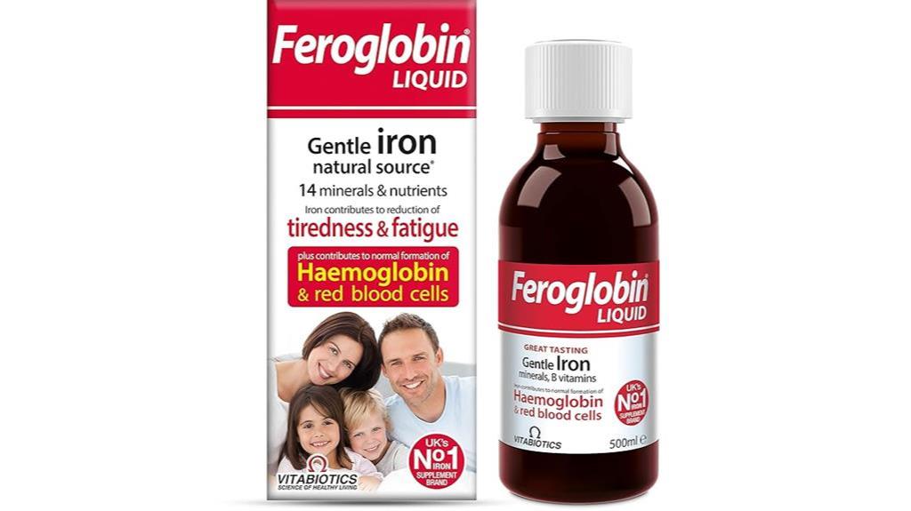 organic feroglobin liquid supplement