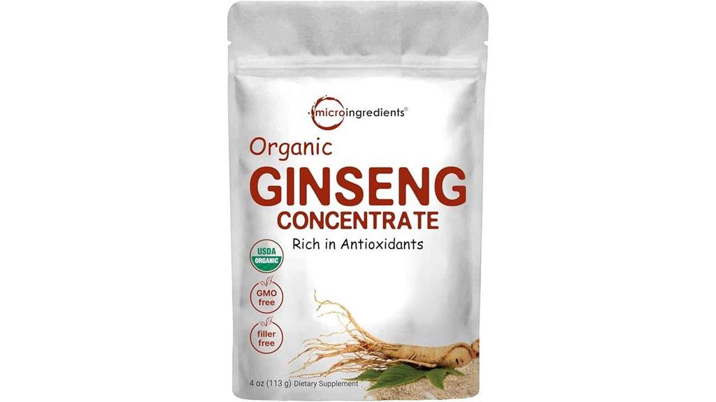 organic korean ginseng powder