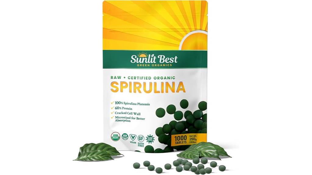 organic spirulina immune support