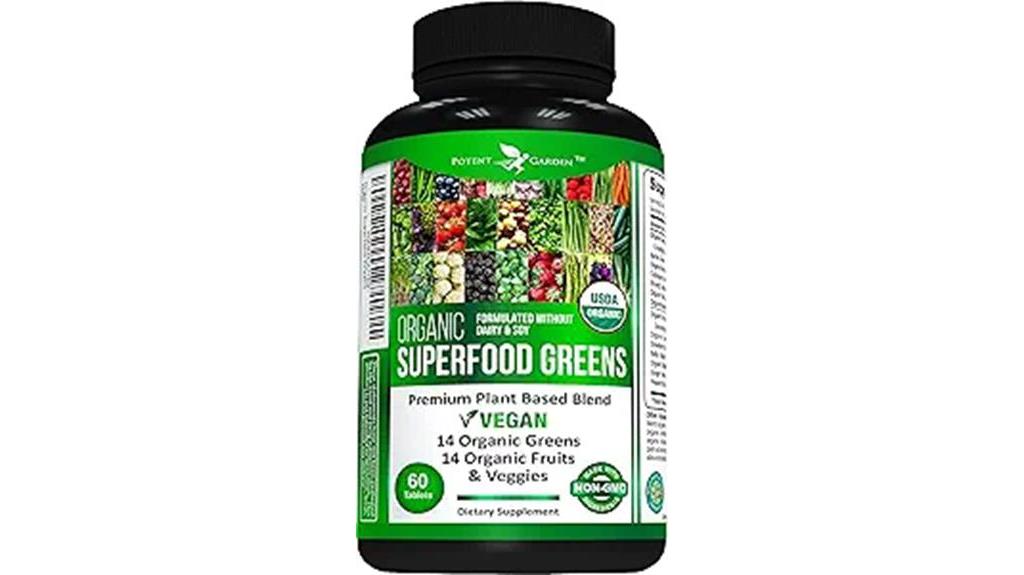 organic superfood greens supplement