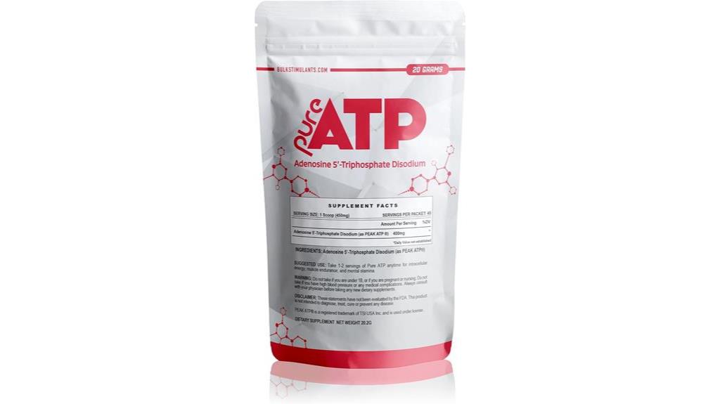 pure atp energy supplement