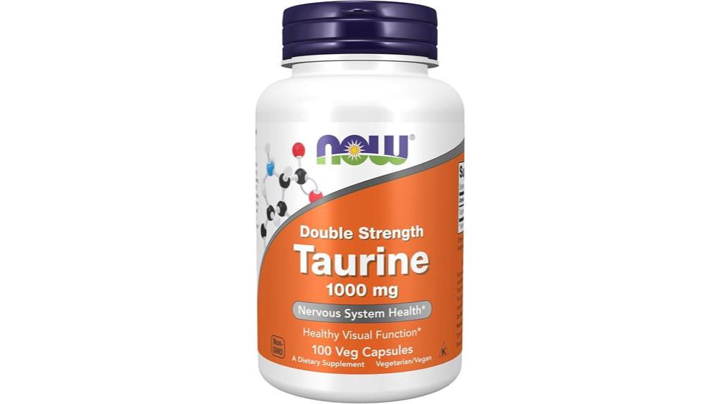 taurine supplements 1 000 mg