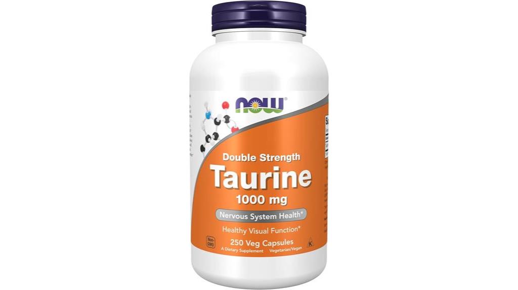 taurine supplements 1 000 mg