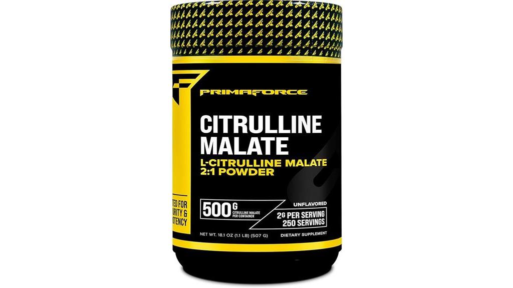 unflavored l citrulline malate supplement