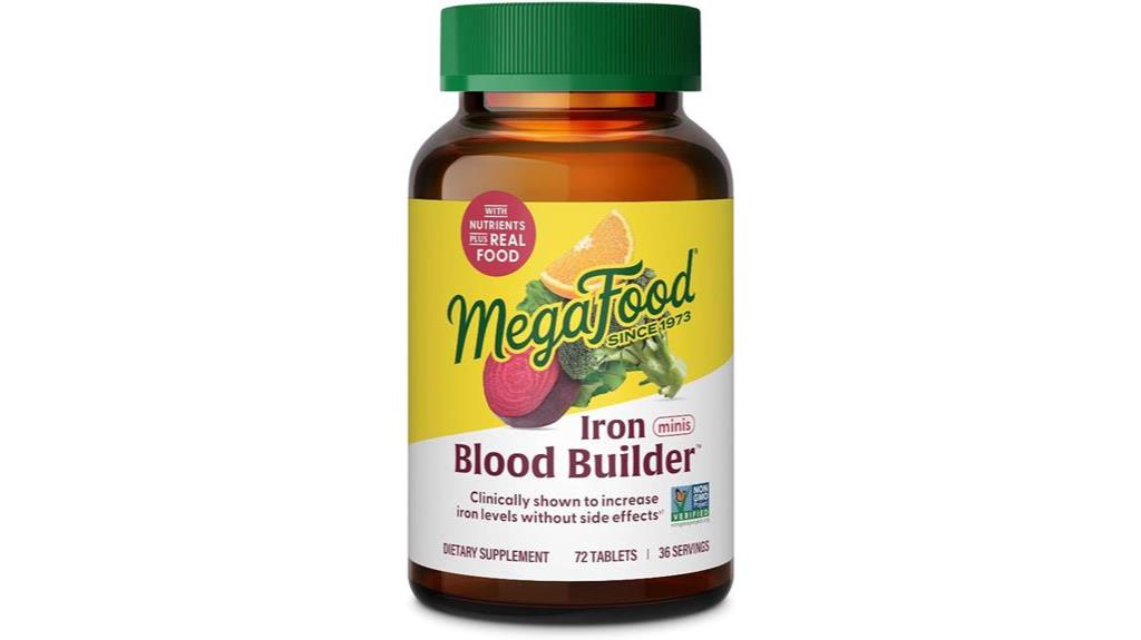 vegan iron supplement tablets