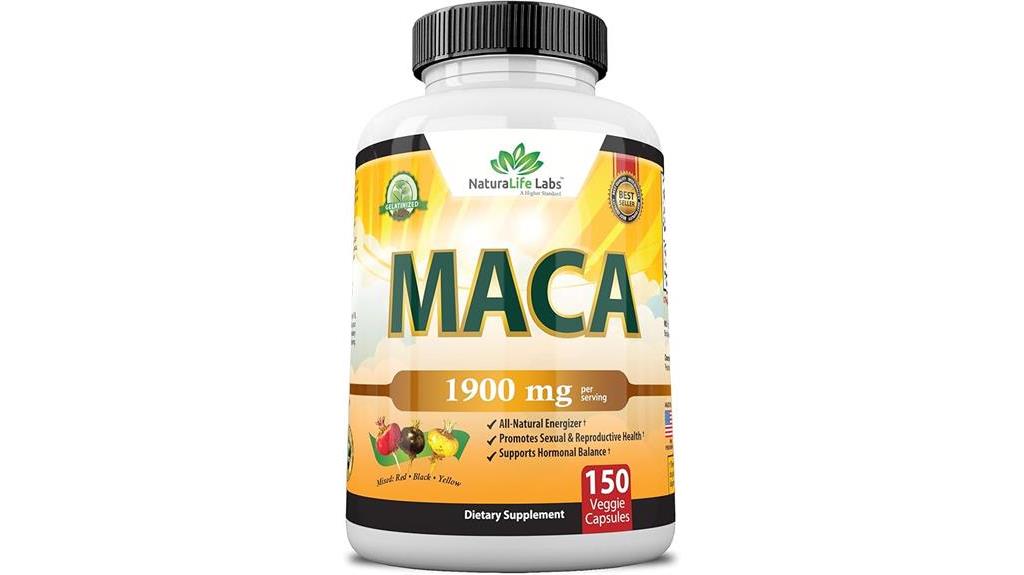 vegan organic maca capsules