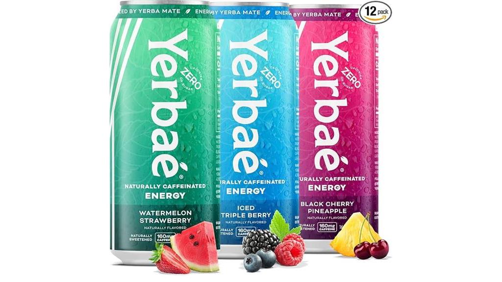 yerba energy beverage variety