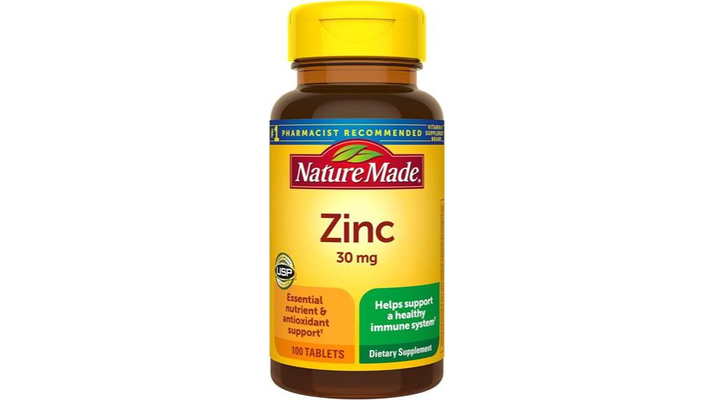 zinc supplement 30 mg