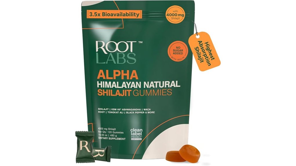 alpha shilajit gummy supplements