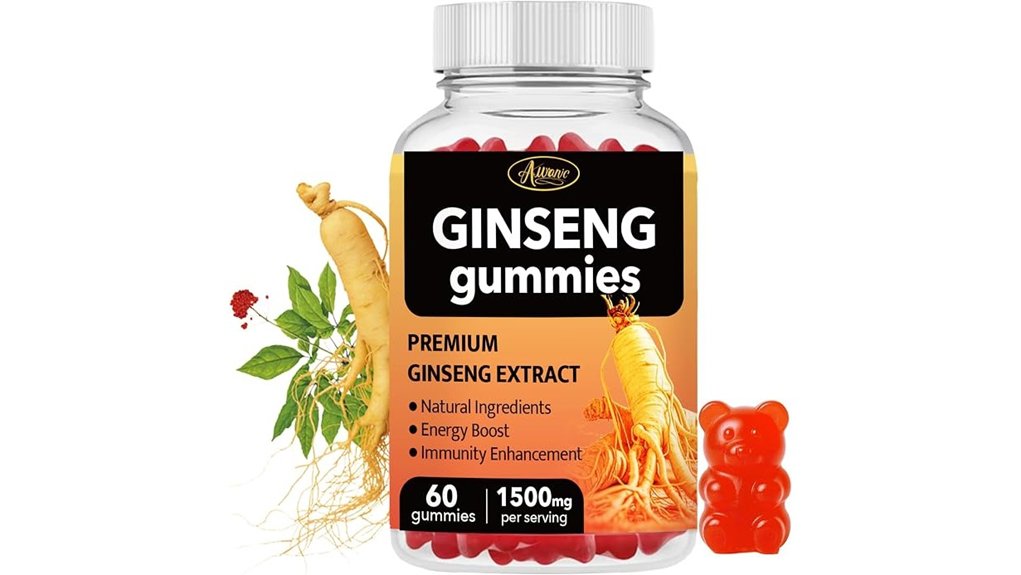 apple flavored ginseng gummies