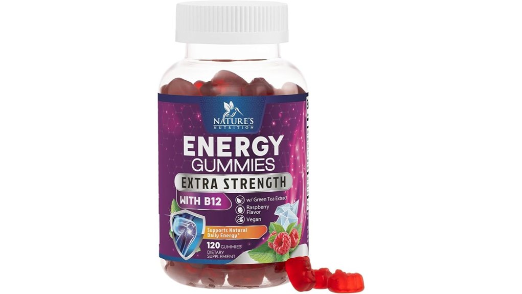 berry flavored b12 energy gummies