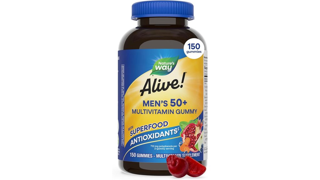 fruit flavored multivitamin gummies for men