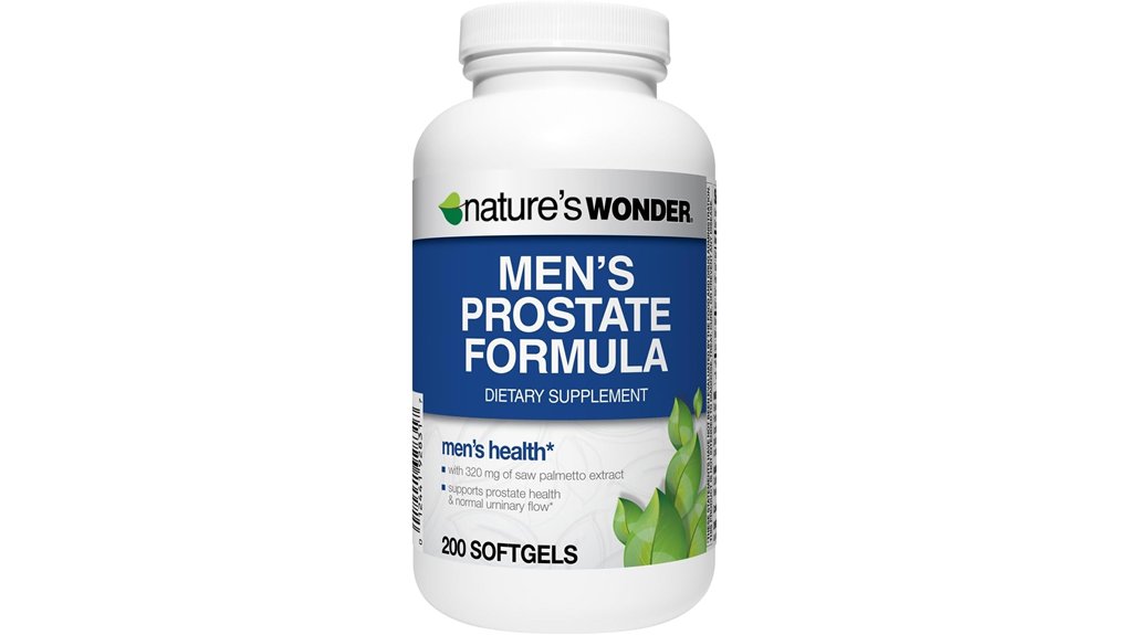 prostate health supplement softgels