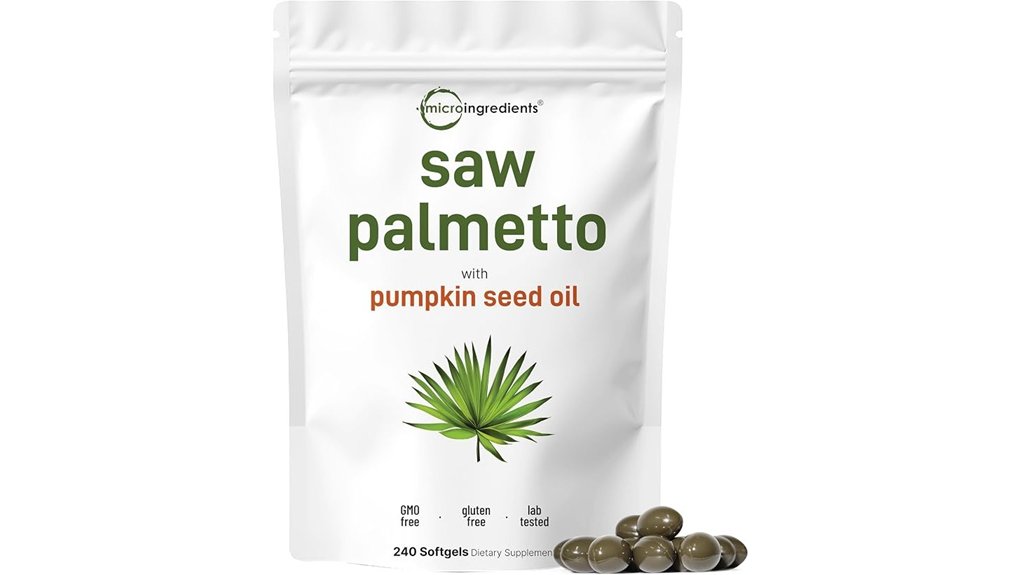 saw palmetto softgels supplement