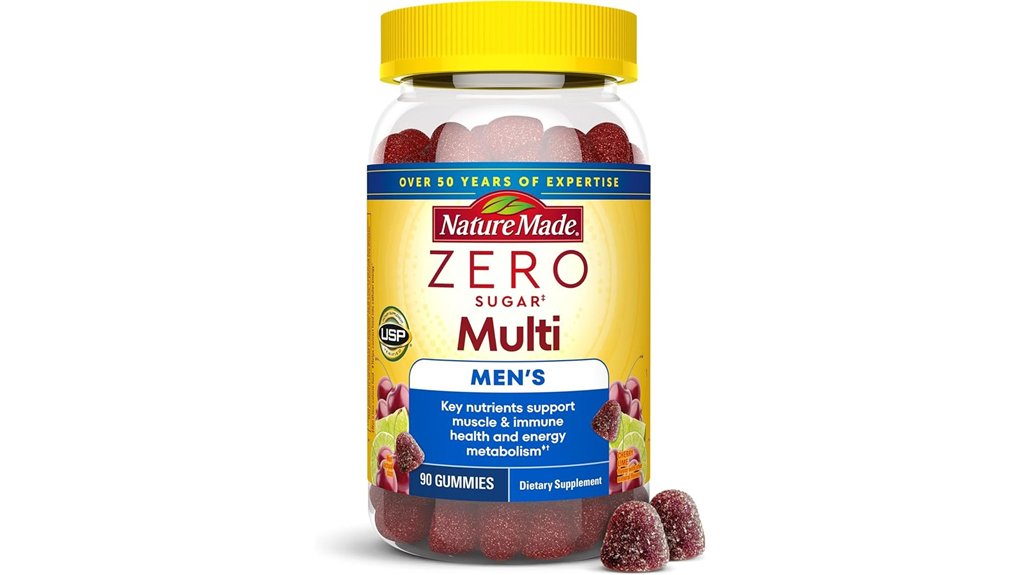 sugar free men s multivitamins gummies